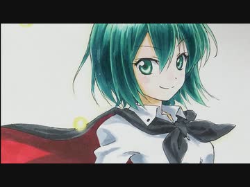 【東方ワンドロ】リグル・ナイトバグ【描いてみた】