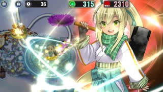 政剣マニフェスティア サンタ完全護送計画 初級 SR以下2 Lv1 全撃破