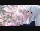 1719【MMD】sakura【Tda School Uniform Haku】