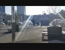 大分駅前の謎の広場の謎のテント