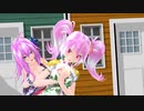 【小春音アミ　闇音レンリ　重音テト】橙ゲノム【MMD】