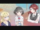 marble tablecloth（full）【瑠璃色のカフェタイム】