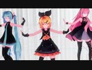 【MMD】スキスキ絶頂症【初音ミク/鏡音リン/巡音ルカ】