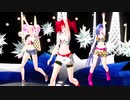 【重音テト　小春音アミ　TAKASHI】サイバーサンダーサイダー【MMD】