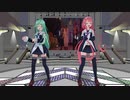 【艦これMMD】江風と山風がリズム良く踊るだけ