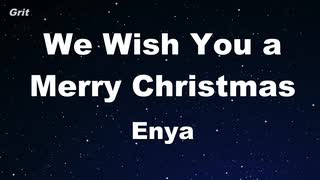 Karaoke♬ We Wish You a Merry Christmas - Enya 【With Guide Melody】