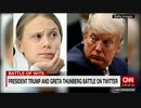 トランプ大統領vsグレタ・トゥーンベリ
