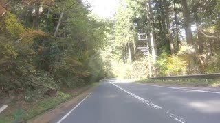 つつがライフル射撃場が途中にある道