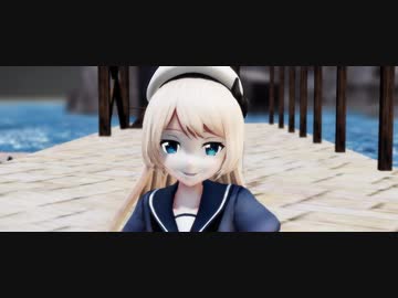 【MMD艦これ】純情スカート【ジャーヴィス】