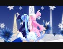 【MMD】 ゴシックあぴ３人で ♪ スノートリック ♪ [1080P60fps]