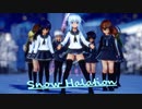 【MMD艦これ】エボシ式睦月型駆逐艦、第六駆逐隊で「Snow Halation」【1440ｐ】
