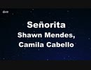 Karaoke♬ Señorita - Shawn Mendes, Camila Cabello【With Guide Melody】