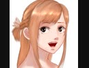 SAO ソードアートオンライン　アスナ　今日の美少女顔イラストメイキング　2019/12/22