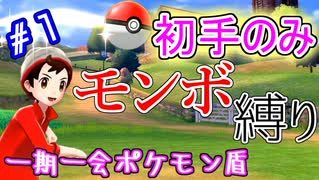 『一期一会ポケモン盾』＃1「旅立ち」出逢った瞬間モンボ【縛り実況】