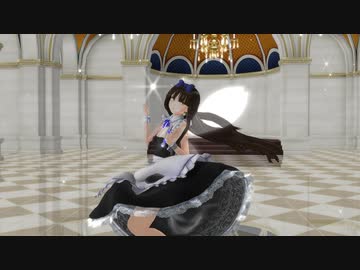 東方mmd メイド姿のスター様でスイートマジック ロングスカートver ニコニコ動画
