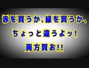 赤を買うか､緑を買うか､ちょっと違うよッ!両方買お!!