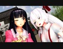 【東方MMD】人里で敵を発見！攻撃に移る！