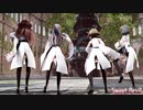 【MMD艦これ】金剛4姉妹でSweet Devil Colate Remix　ニーソガーターVer　歌詞つき