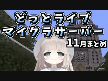 どっとライブマイクラサーバー11月まとめ