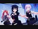 【MMD艦これ】クリスマスは寒いので時雨とかげぬいが「桃源恋歌」