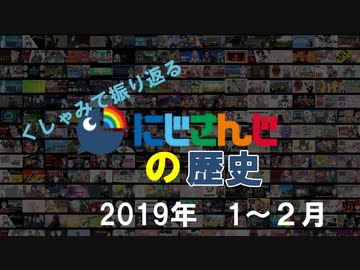 くしゃみで振り返るにじさんじの歴史～2019年-1~2月