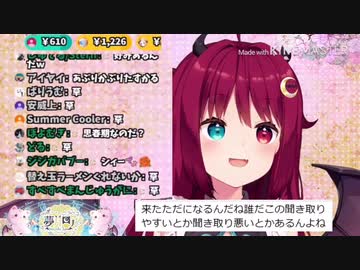 夢月ロアの字幕配信にモンハンのbgmをつけただけの動画