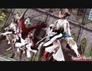 【MMD艦これ】金剛4姉妹でSweet Devil Colate Remix　ニーソガーターローアングルVer　歌詞つき