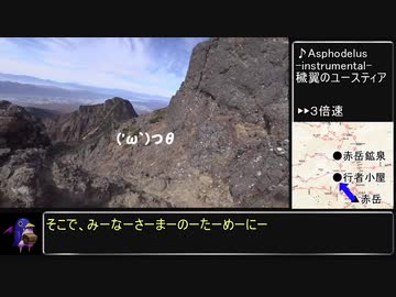 【RTA リアル登山アタック】赤岳（下山）再編集版　02:39:00