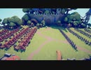 【TABS】カタパルト 30基 vs いろんなユニット【Totally Accurate Battle Simulator】