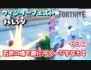 【フォートナイト】ウィンターフェストチャレンジ十日目”石炭の塊・・・”