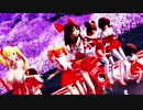 【東方 巫女白 MMD】Draw the Emotional - 「Bad Apple!!」
