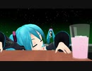 【MMD年末】［DIVA風ミク］デバちゃんとちびちゃんで「来年からがんばる」【MMD】