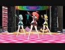 【MMD】 つみ式ミクさん、リンちゃん、CULさんで エレクトロ・ワールド