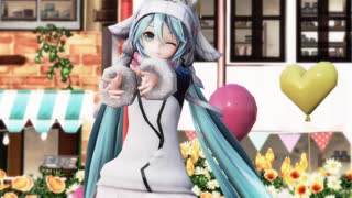 [MMD】愛言葉Ⅲ【YYB式初音ミク 10th 改造-Winter Ver】