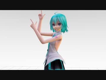 【MMD】 Tdaシスターズ　背中見せデフォ服　モデル更新告知　ハッピートラップ