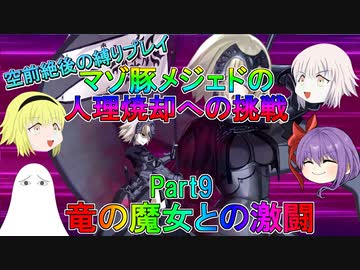 【FGO】マゾ豚メジェドの縛りプレイPart9　竜の魔女との激闘【ゆっくり】