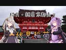 【ボイロ車載】結月・紲星の京都走り【伏見稲荷大社】
