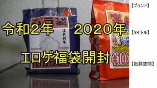 【2020年エロゲ福袋】エロゲ福袋開封【実況】