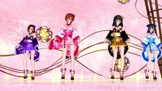 【MMD】マイルームディスコナイト（楓・奏・文香・加蓮・沙紀・千秋・聖來・泉）