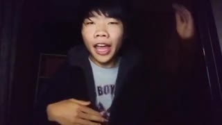 米津玄師系YouTuber 中学の廊下でヤクザに絡まれる