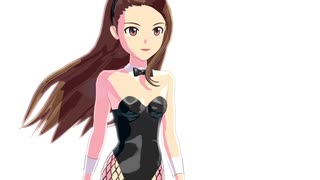 【MMD】バニーな水瀬伊織がモデル歩きするだけ