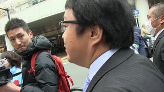 桜井誠VS神奈川新聞社石橋学　変態毎日新聞社　反日売国NHK　相模大野　令和元年/03/31