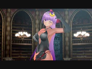 【東方MMD】パチュリーにnever enderを踊ってもらった