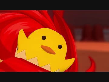 【東方MMD】ニワトリとカラスでラズベリー＊モンスター【カメラ移動・字幕無】(1080p_60fps)