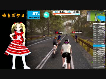 ゆるポタ４「ZWIFT」元日から出かける気力が無い