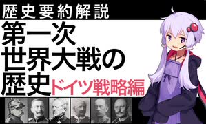 【歴史要約解説】第一次世界大戦の歴史：ドイツ戦略編