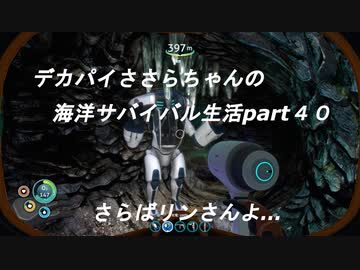 デカパイささらちゃんの海洋サバイバル生活part40　さらばリンさん…