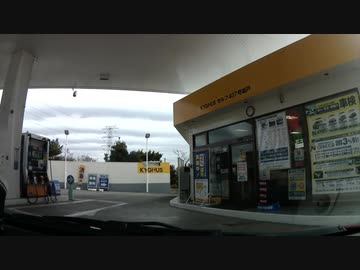 格安アクションカメラ４kでの車載動画テスト