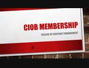 CIOB Membership