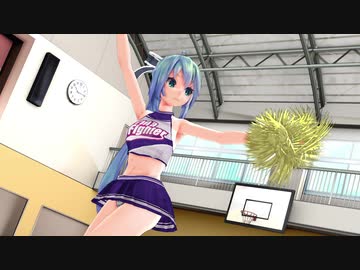 【MMD】Tda式チアガールミクさんでYAHHO!!(過去動画リメイク)